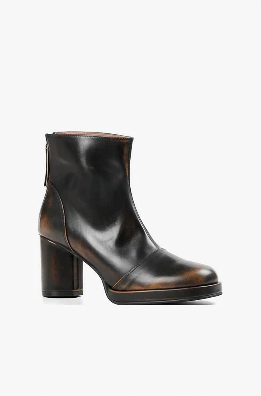 NEW ALL BLACK women's distressed lady ankle boots in black